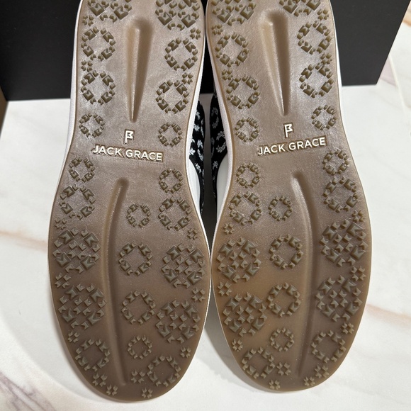 NWT Jack Grace Women's Golf Shoes and extra saddle cover, never worn, Size 7.5 - Picture 5 of 11